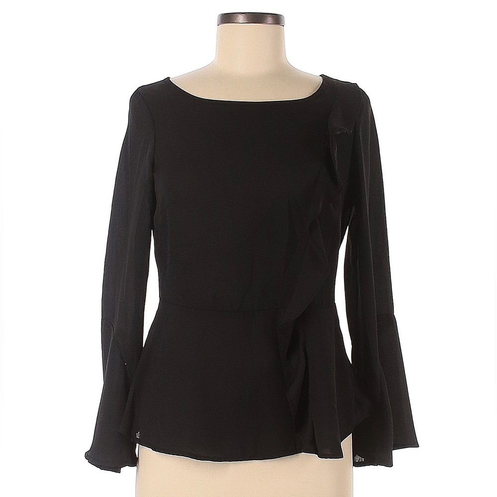 Slate & Willow Black Blouse Top • Medium • Rent the Runway
